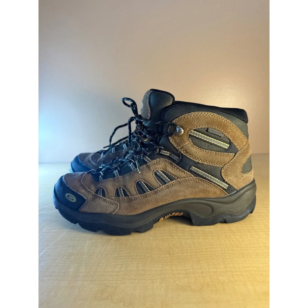 Hi-Tec Bandera Mid WP Mens Waterproof Hiking Boots Brown Suede A259060 Size 11